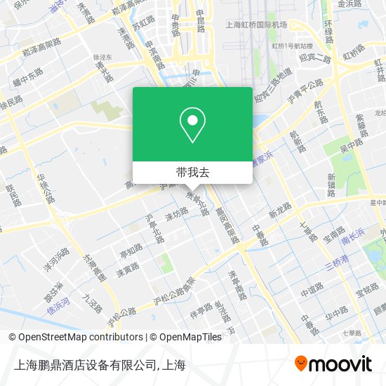 上海鹏鼎酒店设备有限公司地图