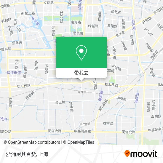 浙涌厨具百货地图