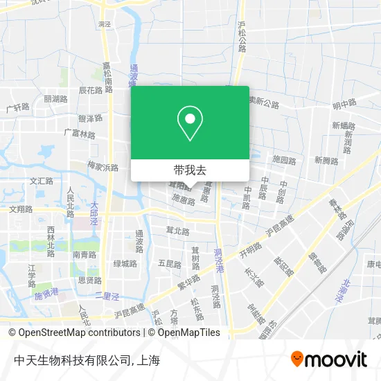 中天生物科技有限公司地图