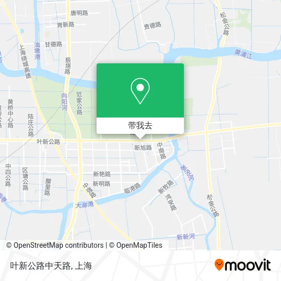 叶新公路中天路地图