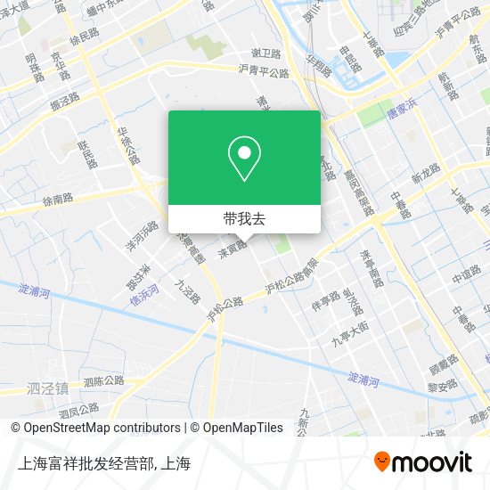 上海富祥批发经营部地图