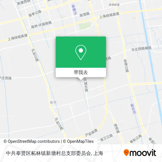 中共奉贤区柘林镇新塘村总支部委员会地图