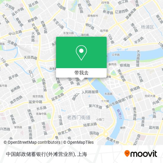 中国邮政储蓄银行(外滩营业所)地图