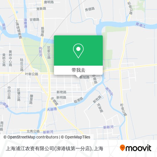 上海浦江农资有限公司(泖港镇第一分店)地图