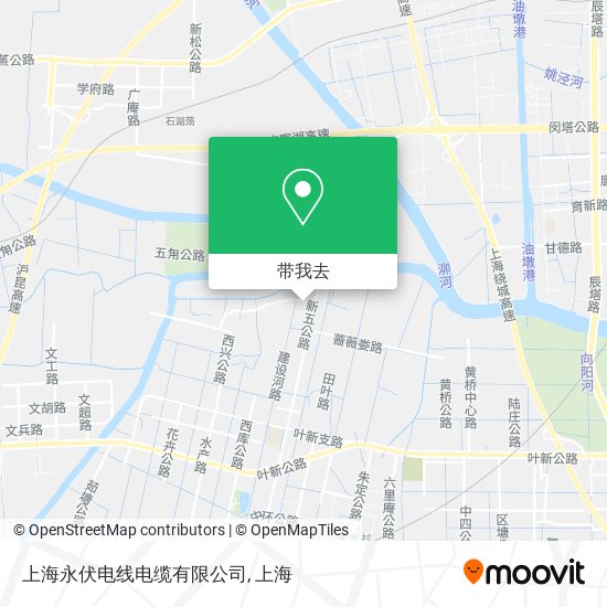 上海永伏电线电缆有限公司地图