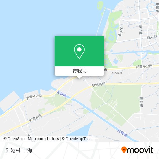 陆港村地图