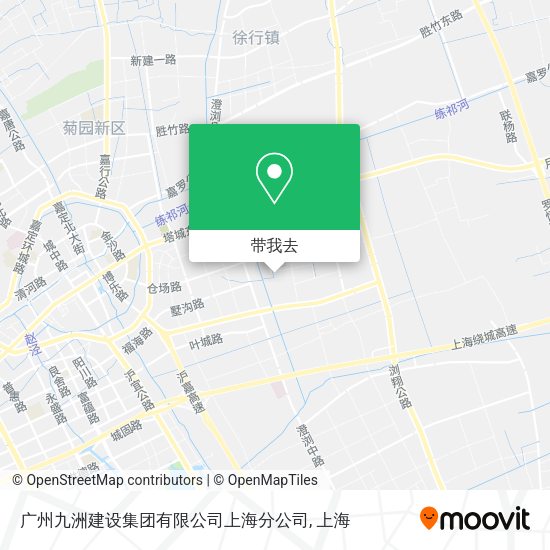 广州九洲建设集团有限公司上海分公司地图