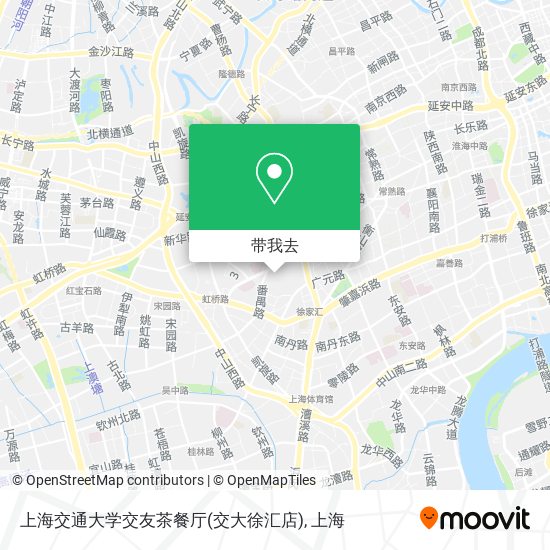 上海交通大学交友茶餐厅(交大徐汇店)地图