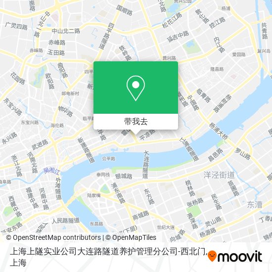 上海上隧实业公司大连路隧道养护管理分公司-西北门地图