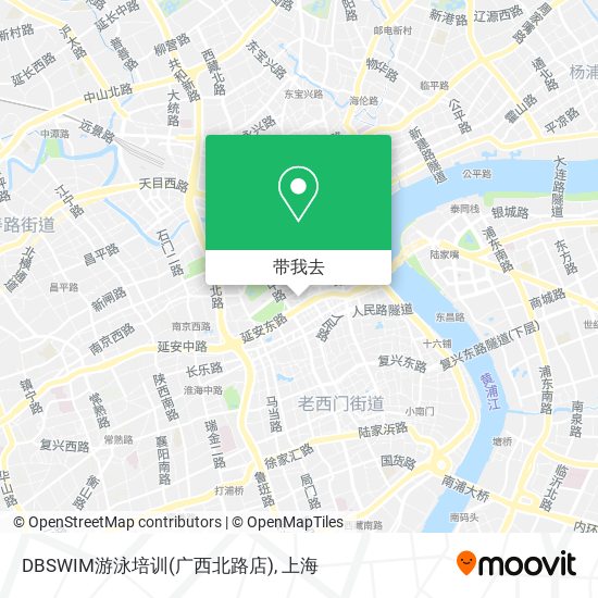 DBSWIM游泳培训(广西北路店)地图
