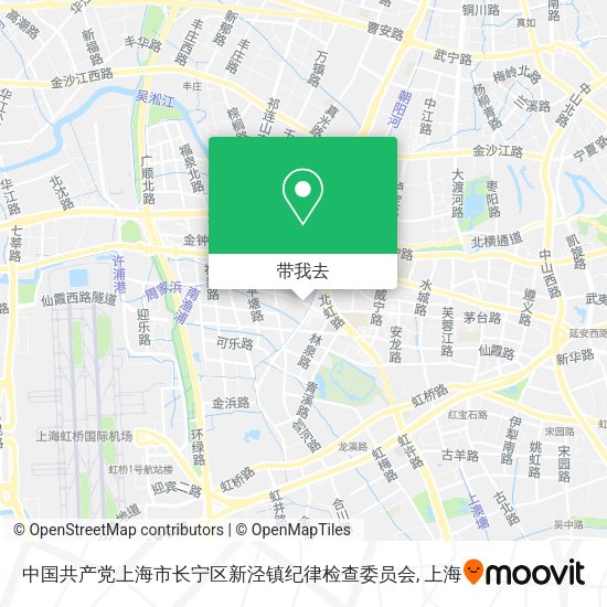 中国共产党上海市长宁区新泾镇纪律检查委员会地图