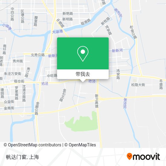 帆达门窗地图