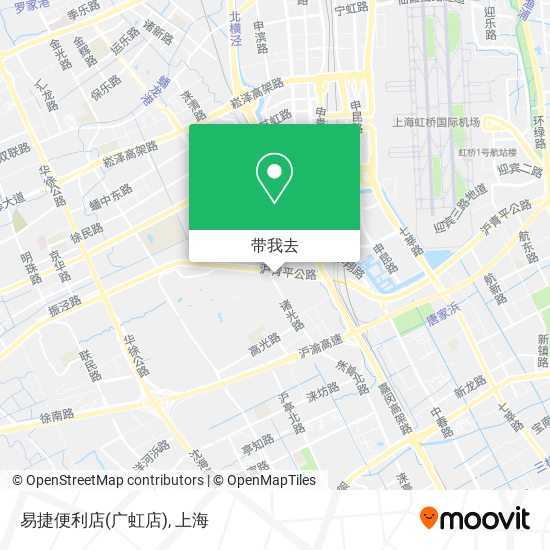 易捷便利店(广虹店)地图