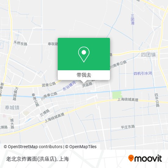 老北京炸酱面(洪庙店)地图