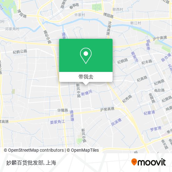 妙麟百货批发部地图