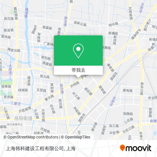 上海韩科建设工程有限公司地图
