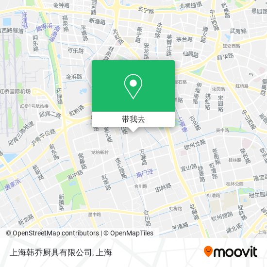 上海韩乔厨具有限公司地图
