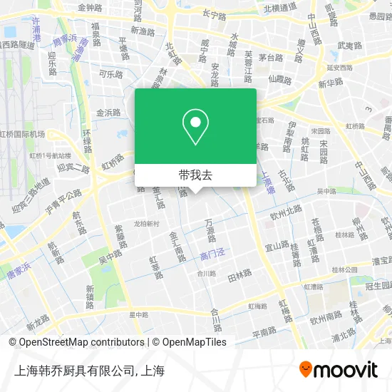 上海韩乔厨具有限公司地图