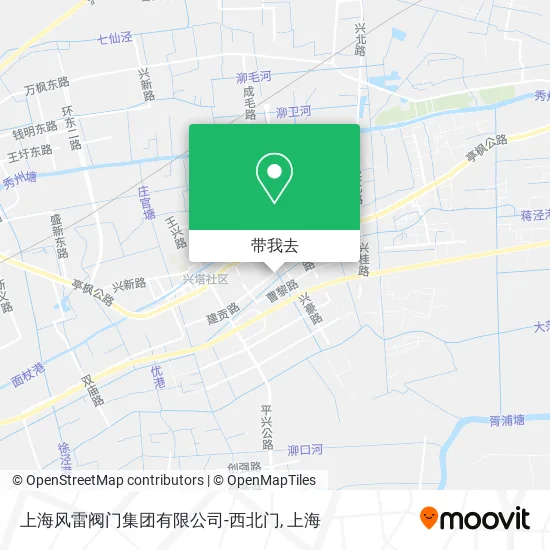 上海风雷阀门集团有限公司-西北门地图
