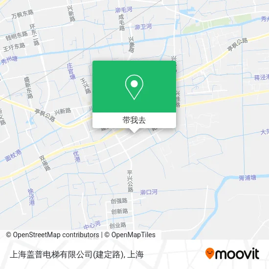 上海盖普电梯有限公司(建定路)地图