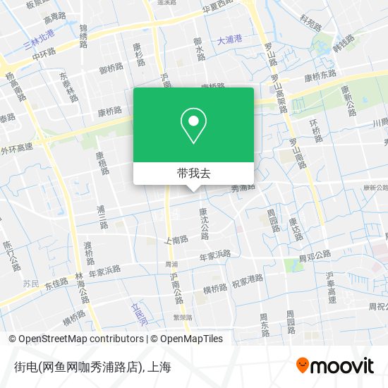 街电(网鱼网咖秀浦路店)地图