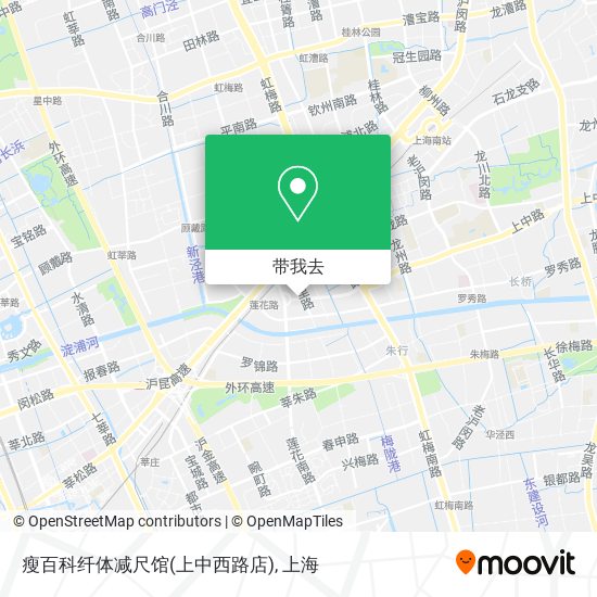 瘦百科纤体减尺馆(上中西路店)地图