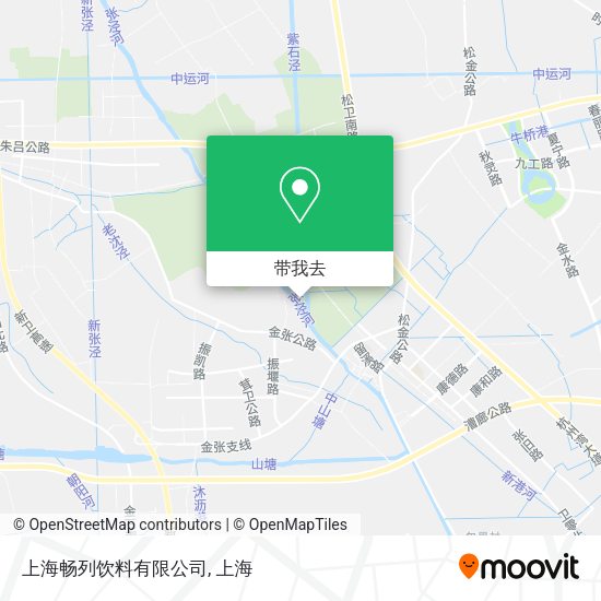 上海畅列饮料有限公司地图