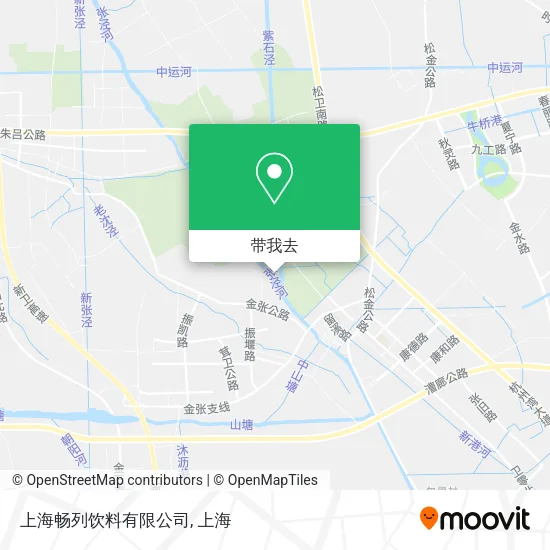 上海畅列饮料有限公司地图