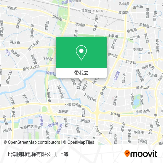 上海鹏阳电梯有限公司地图