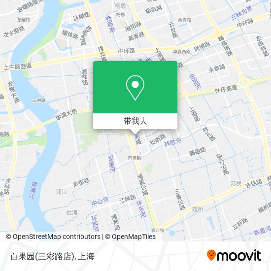 百果园(三彩路店)地图