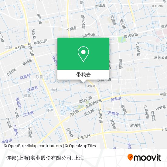 连邦(上海)实业股份有限公司地图