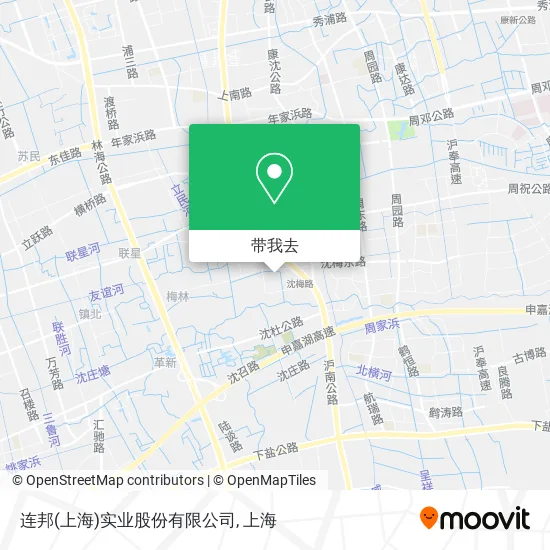 连邦(上海)实业股份有限公司地图
