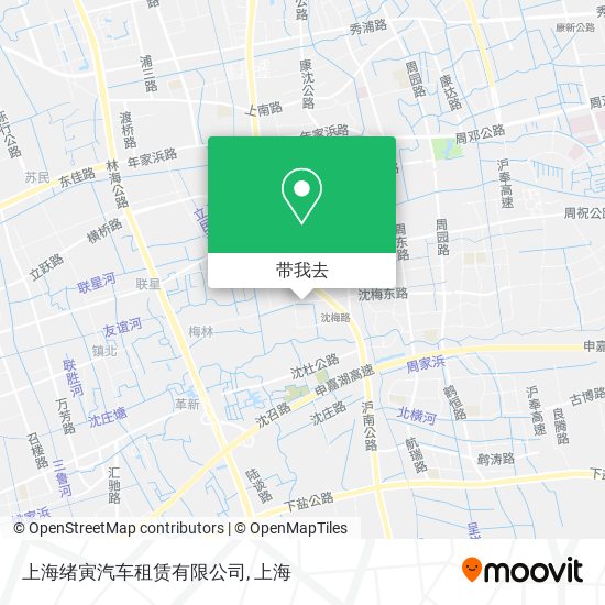 上海绪寅汽车租赁有限公司地图