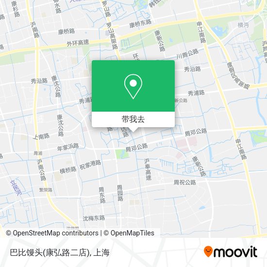 巴比馒头(康弘路二店)地图