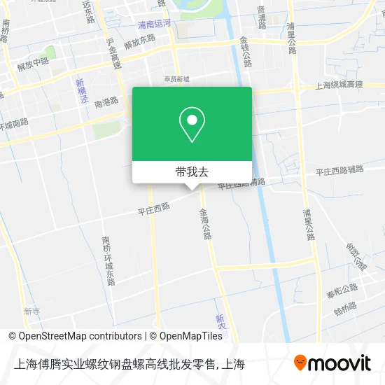 上海傅腾实业螺纹钢盘螺高线批发零售地图