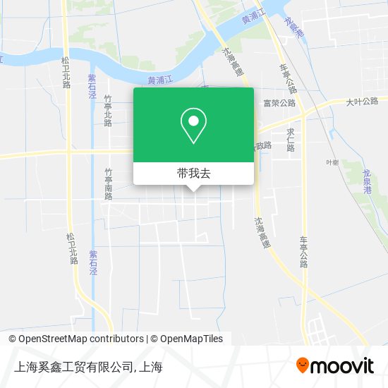 上海奚鑫工贸有限公司地图