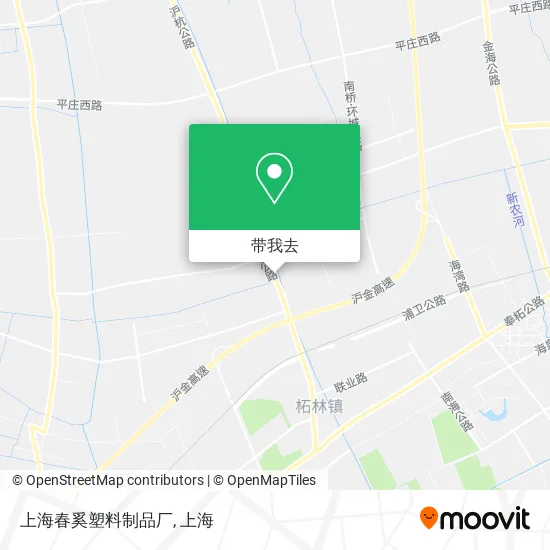 上海春奚塑料制品厂地图