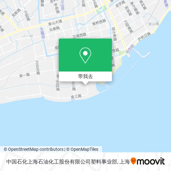 中国石化上海石油化工股份有限公司塑料事业部地图