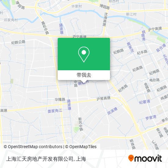上海汇天房地产开发有限公司地图