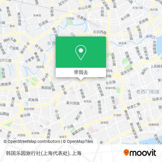韩国乐园旅行社(上海代表处)地图