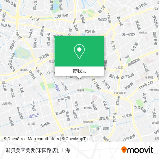 新贝美容美发(宋园路店)地图