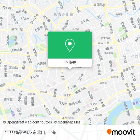 宝丽精品酒店-东北门地图