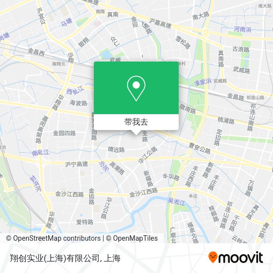 翔创实业(上海)有限公司地图