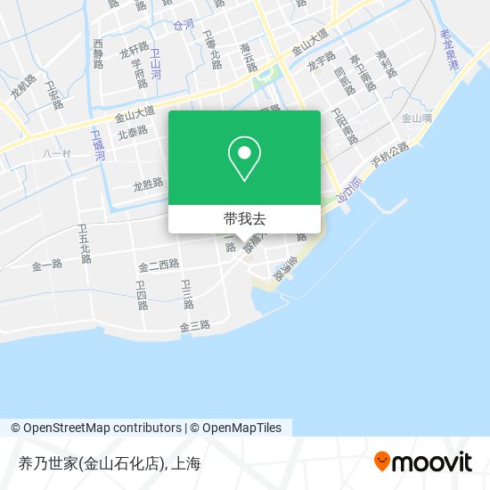 养乃世家(金山石化店)地图