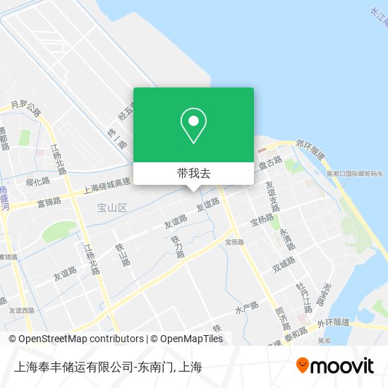 上海奉丰储运有限公司-东南门地图