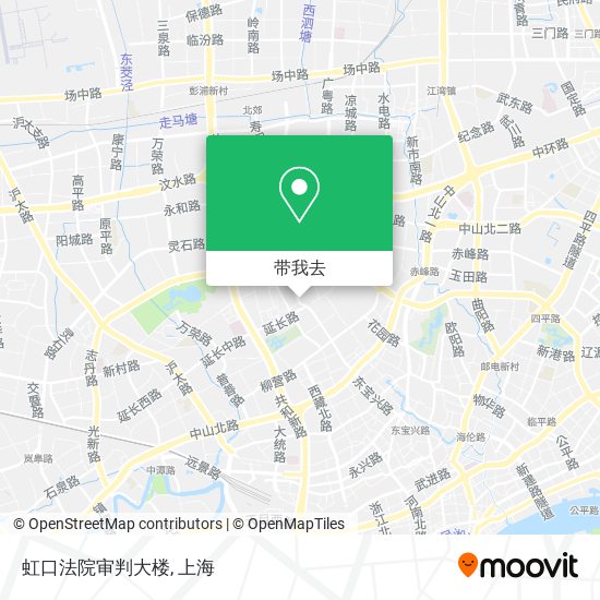 虹口法院审判大楼地图