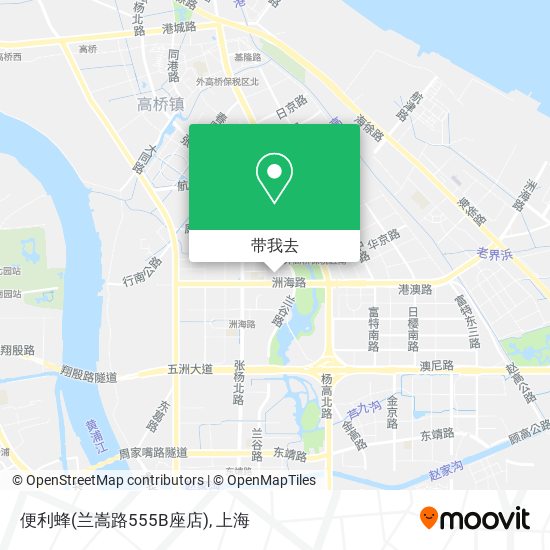 便利蜂(兰嵩路555B座店)地图