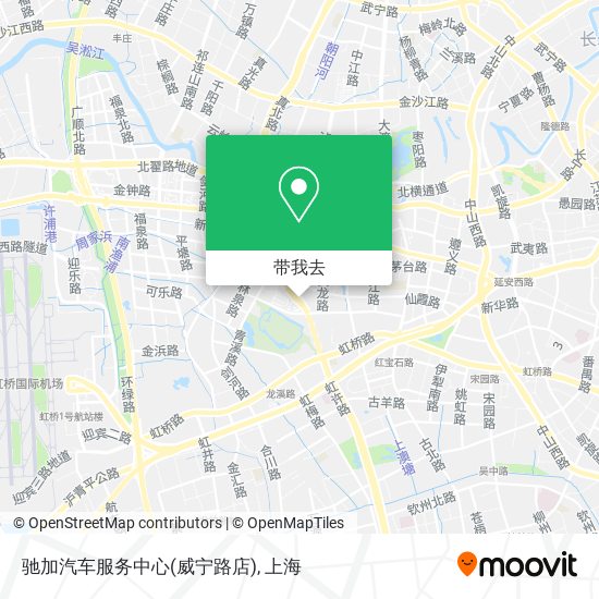 驰加汽车服务中心(威宁路店)地图