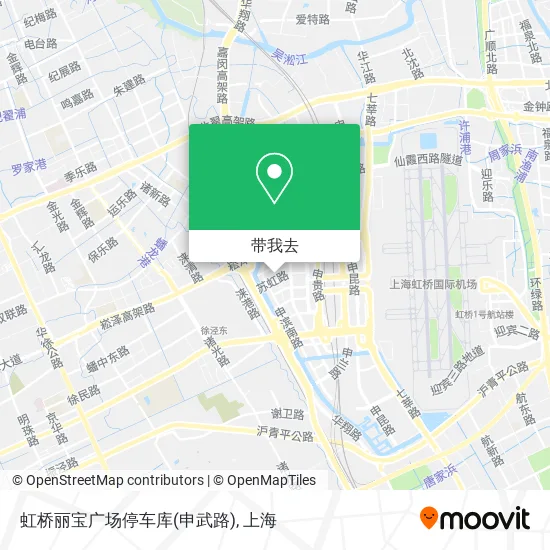 虹桥丽宝广场停车库(申武路)地图