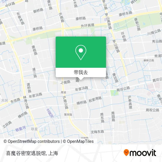 喜魔谷密室逃脱馆地图